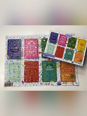 "Classic Book Covers" 1000 Piece Jigsaw Puzzle